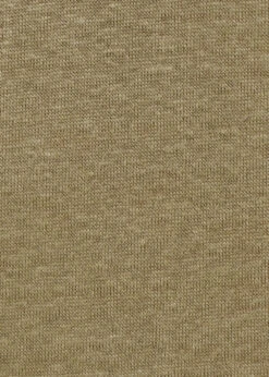 T-shirt Kaki En Lin Manches Courtes -Mode Soldes Boutique FA TS DAVIA 739 d