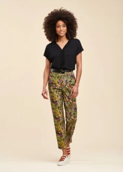 T-shirt Noir Encolure V 14 T-shirt Noir Encolure V -Mode Soldes Boutique FD TS PETIRI V 700 c