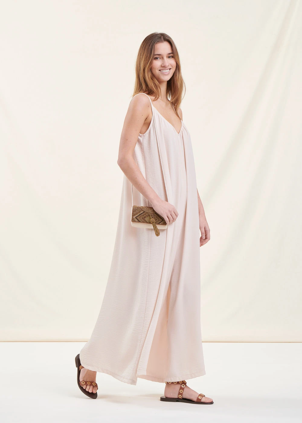 Combinaison Ample à Bretelles écrue 9 Combinaison Ample à Bretelles écrue – Image 7