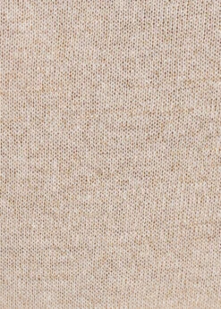 Pull Manches Courtes Beige Maille Irisée -Mode Soldes Boutique FF PU SWOUTCH 704 d