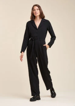 Combinaison Pantalon Noire Col Tailleur -Mode Soldes Boutique FG CO TAGUS G 700 c d7bd695d 71e8 44d5 aed6 2b8e4ac0c68f