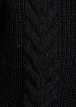 Gilet Noir Sans Manches Court En Maille -Mode Soldes Boutique FG GI TIK 700 d