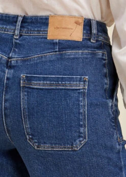 Jean Coupe Large Taille Haute En Coton Biologique -Mode Soldes Boutique FG JE TIVAN C 1299 6