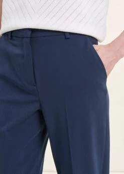 Pantalon Cigarette Bleu Marine 7/8ème 12 Pantalon Cigarette Bleu Marine 7/8ème -Mode Soldes Boutique FG PA BILLY N 278 6
