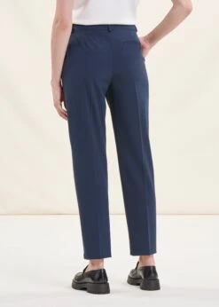 Pantalon Cigarette Bleu Marine 7/8ème 10 Pantalon Cigarette Bleu Marine 7/8ème -Mode Soldes Boutique FG PA BILLY N 278 b