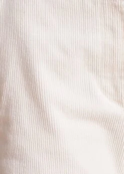 Pantalon écru 7/8ème En Velours Côtelé -Mode Soldes Boutique FG PA TEMPO C 703 d