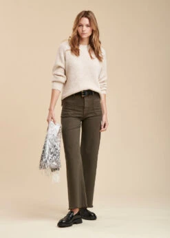 Pull écru Encolure Ronde En Maille Côtes Perlées -Mode Soldes Boutique FG PU TARTY 703 c 594fae26 2ccf 4686 a175 7ee6dc1a101d