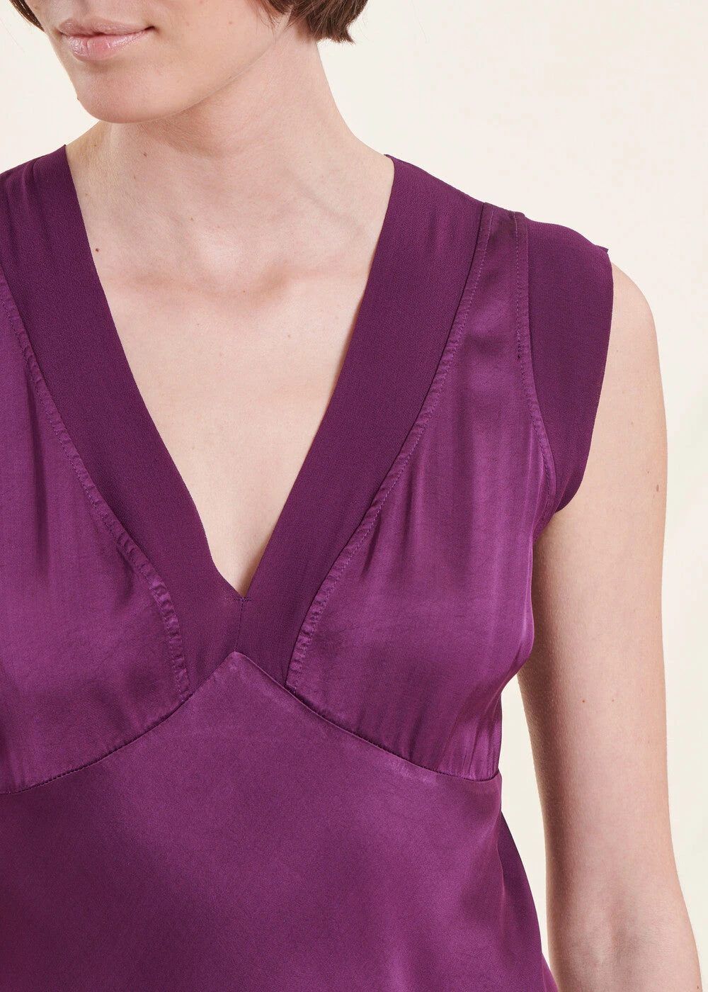 Robe Longue Fluide Habillée Prune 8 Robe Longue Fluide Habillée Prune – Image 6