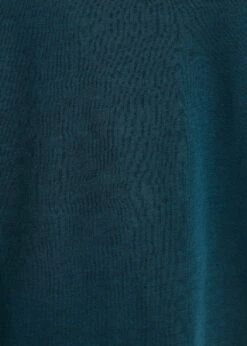 T-shirt Bleu Pétrole Encolure V -Mode Soldes Boutique FG TS TOUKINI J 805 d