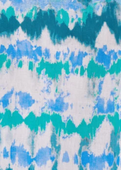 Chemise Bleue Longue En Voile De Coton Tie & Dye -Mode Soldes Boutique FH CH SAUMON U 722 d