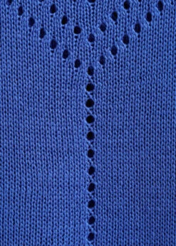 Gilet Bleu Marine Manches Longues Encolure Ronde -Mode Soldes Boutique FH GI VAVACAO A 1234 d