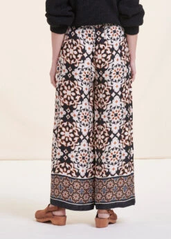 Pantalon Large Taille élastique Imprimé Ethnique -Mode Soldes Boutique FH PA SIMBA M 700 b