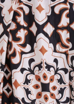 Pantalon Large Taille élastique Imprimé Ethnique -Mode Soldes Boutique FH PA SIMBA M 700 d