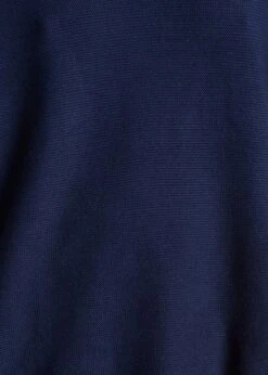 Pull Bleu Marine Manches Courtes Col V -Mode Soldes Boutique FH PU DELTA R 608 d