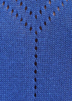 Pull Bleu Marine Sans Manches Encolure Ronde -Mode Soldes Boutique FH PU VACAO A 1234 d