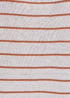 Pull Rayé Manches Courtes Encolure Ronde -Mode Soldes Boutique FH PU VOPAX R 1583 d