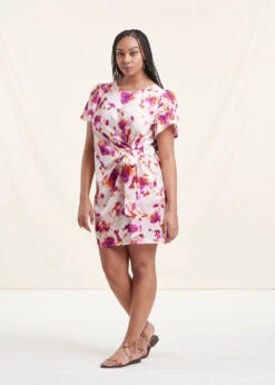 Robe Courte Fluide Habillée Fleurie