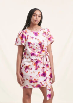 Robe Courte Fluide Habillée Fleurie -Mode Soldes Boutique FH RO VALARA C 510 c