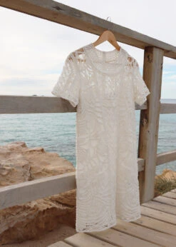 Robe Courte En Crochet écru Manches Courtes -Mode Soldes Boutique FH RO VIMALA C 703 0 3ff79b8d 1546 46fd abf9 ec88778b8b40