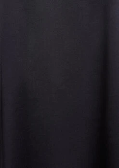 Robe Longue Fluide Noire En Satin à Bretelles -Mode Soldes Boutique FH RO VIROMA R 700 d