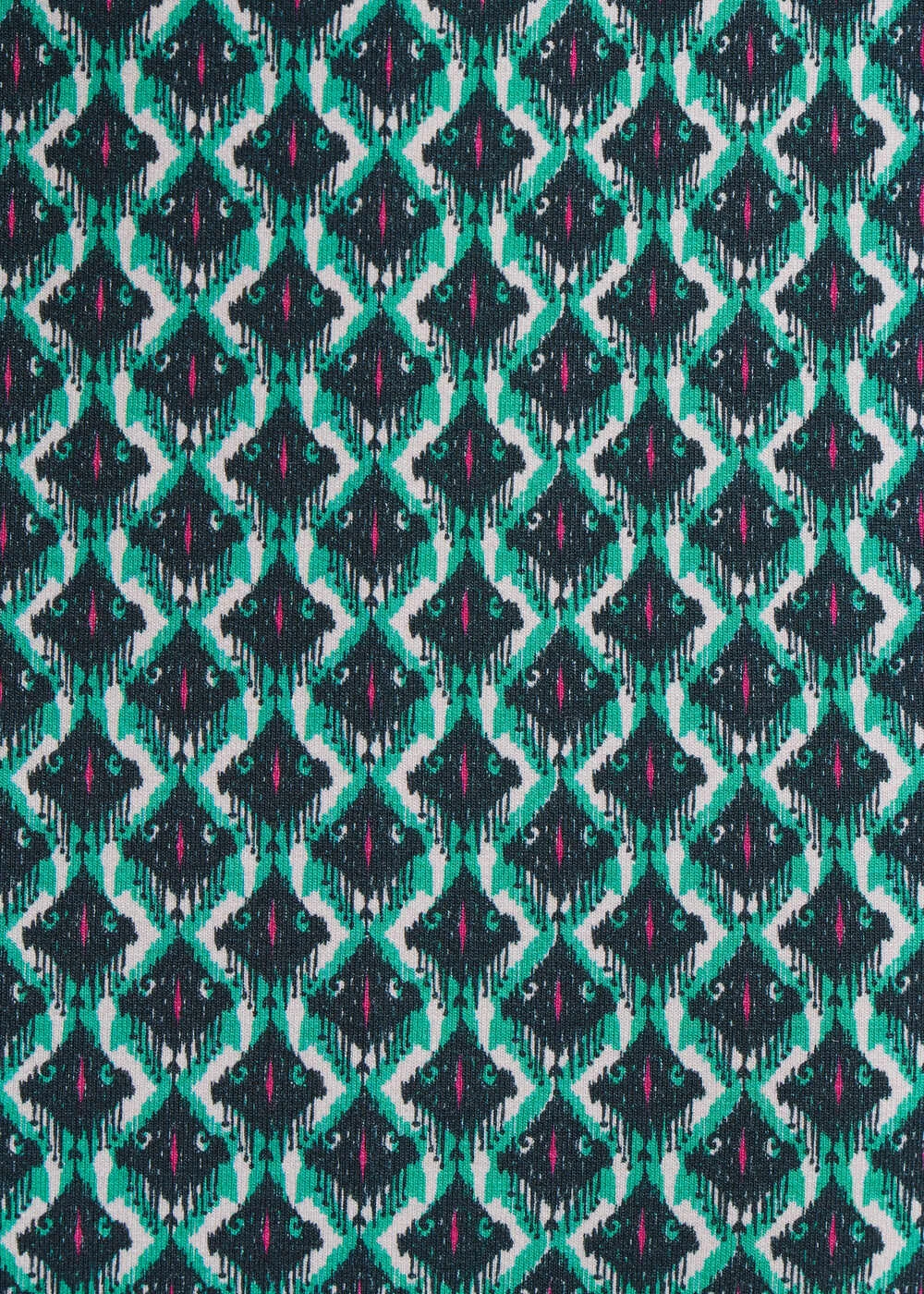 Robe Longue Verte Avec Drapé à Imprimé 6 Robe Longue Verte Avec Drapé à Imprimé – Image 4