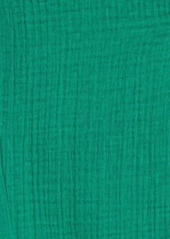 Top Manches Courtes Vert Chlorophylle En Gaze De Coton Biologique -Mode Soldes Boutique FH TO VAEA D 1549 d