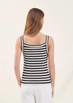 Débardeur Rayé En Coton -Mode Soldes Boutique FH TS VARENE 120 b