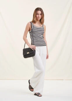 Débardeur Rayé En Coton -Mode Soldes Boutique FH TS VARENE 120 c